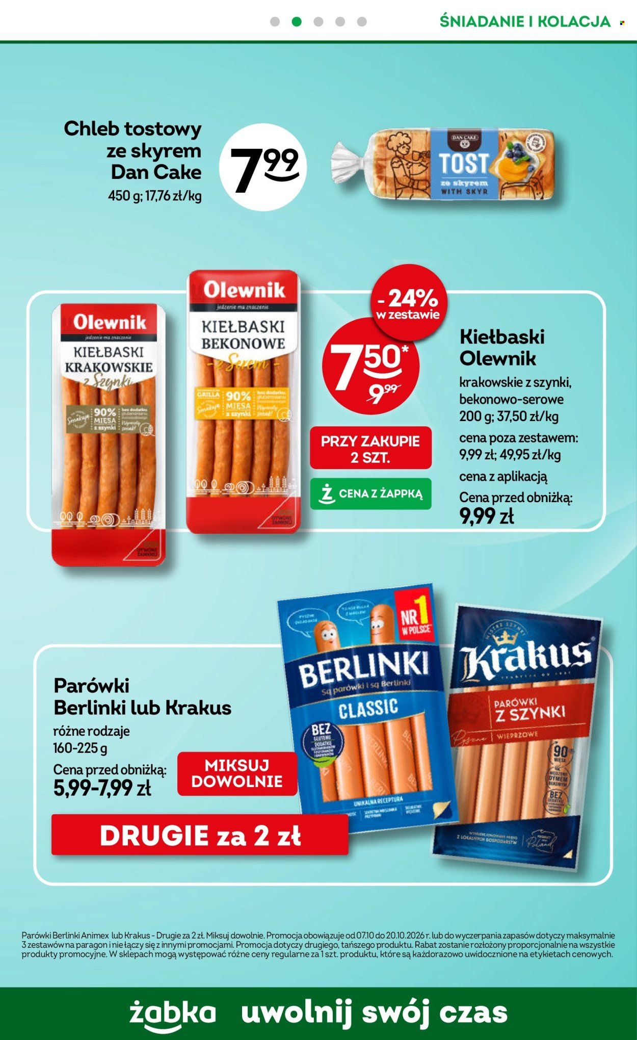Gazetka ŻABKA - Od środy 7.10.2026