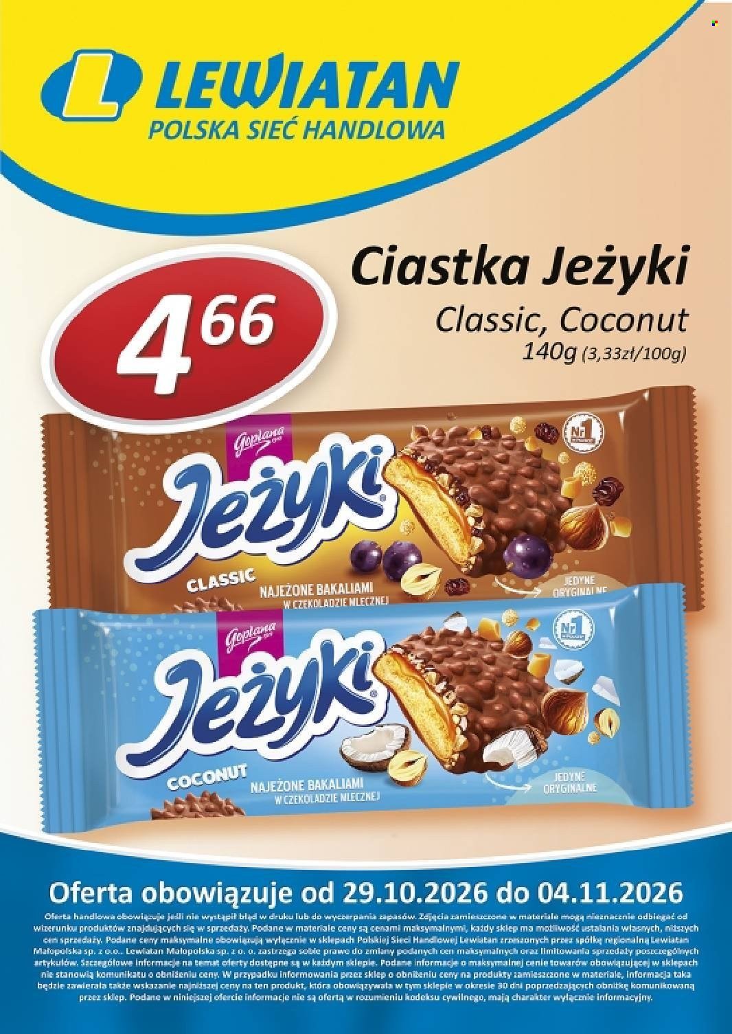 Gazetka LEWIATAN - Od czwartku 29.10.2026