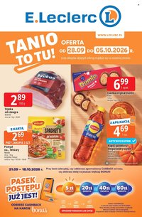 Gazetka E.LECLERC - Od poniedziałku 28.09.2026