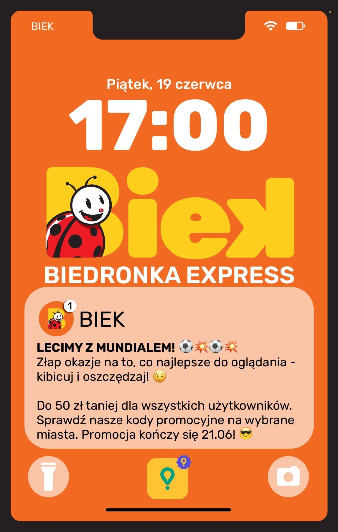Gazetka BIEDRONKA - Kiek