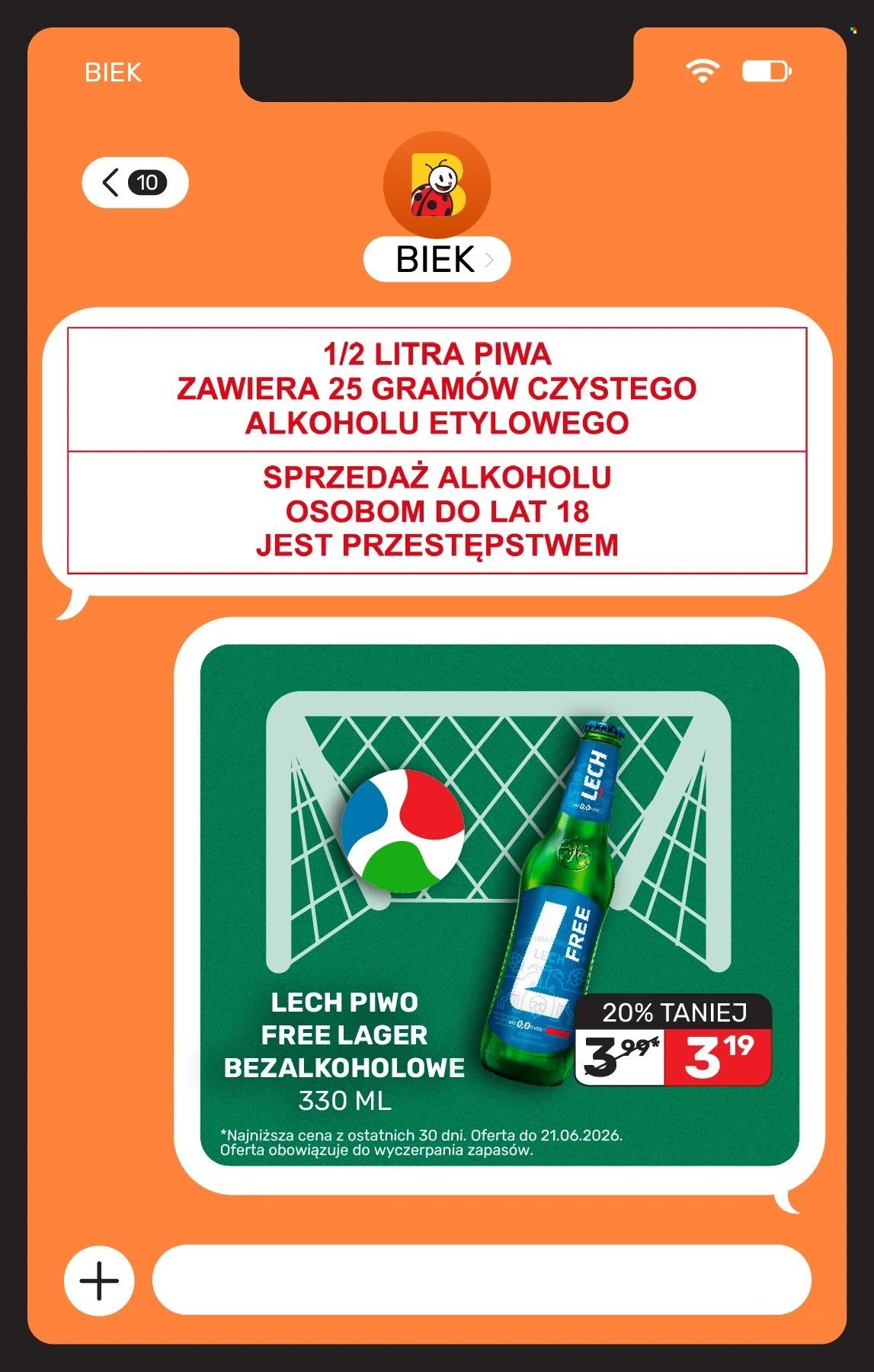 Gazetka BIEDRONKA - Kiek
