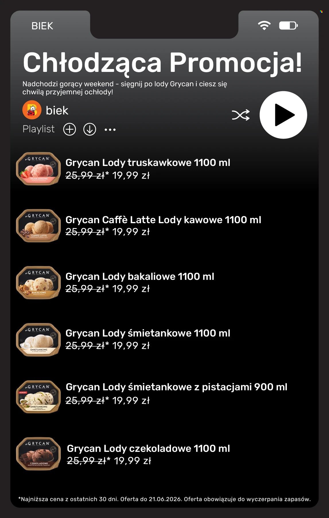 Gazetka BIEDRONKA - Kiek