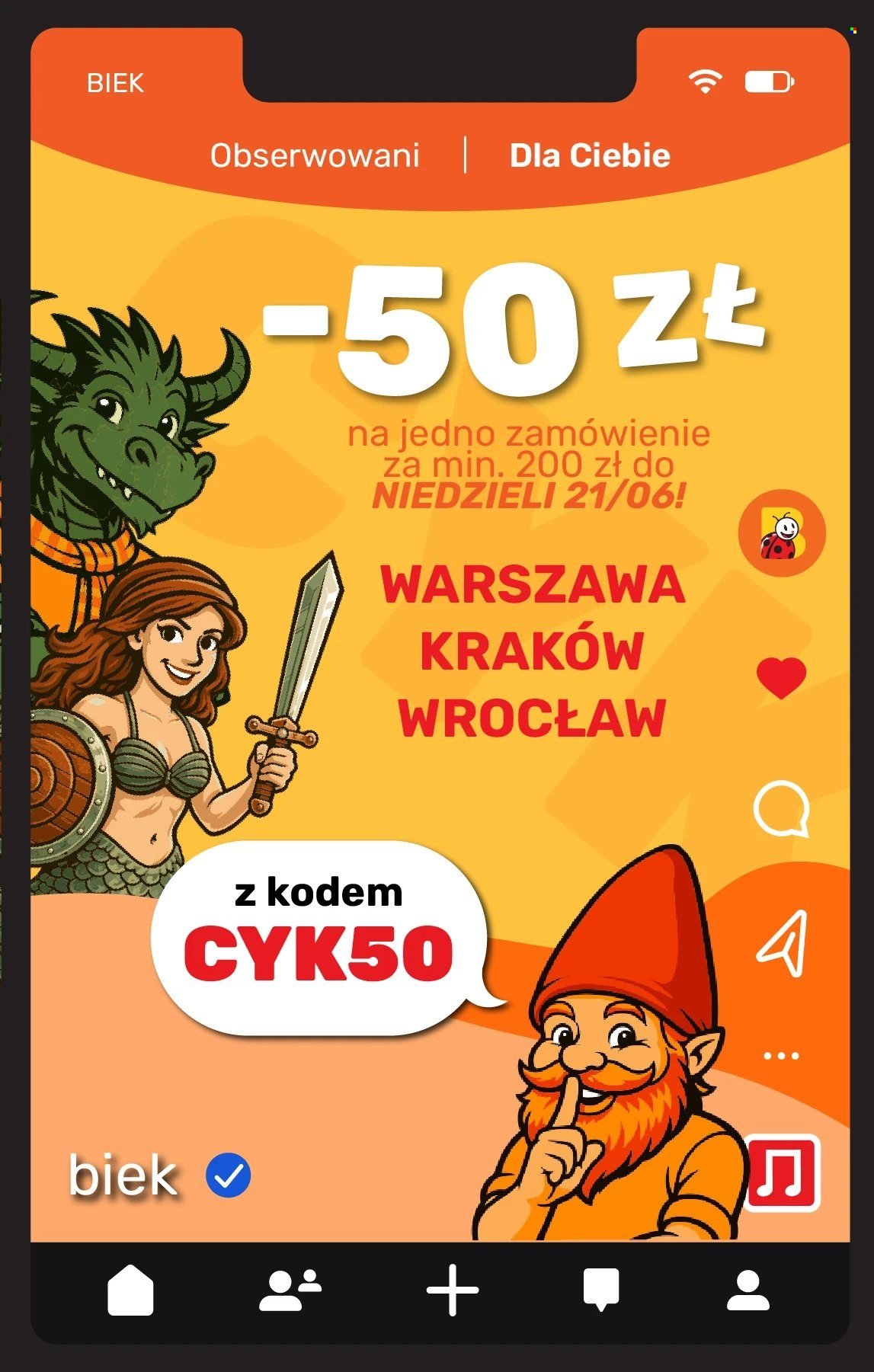 Gazetka BIEDRONKA - Kiek