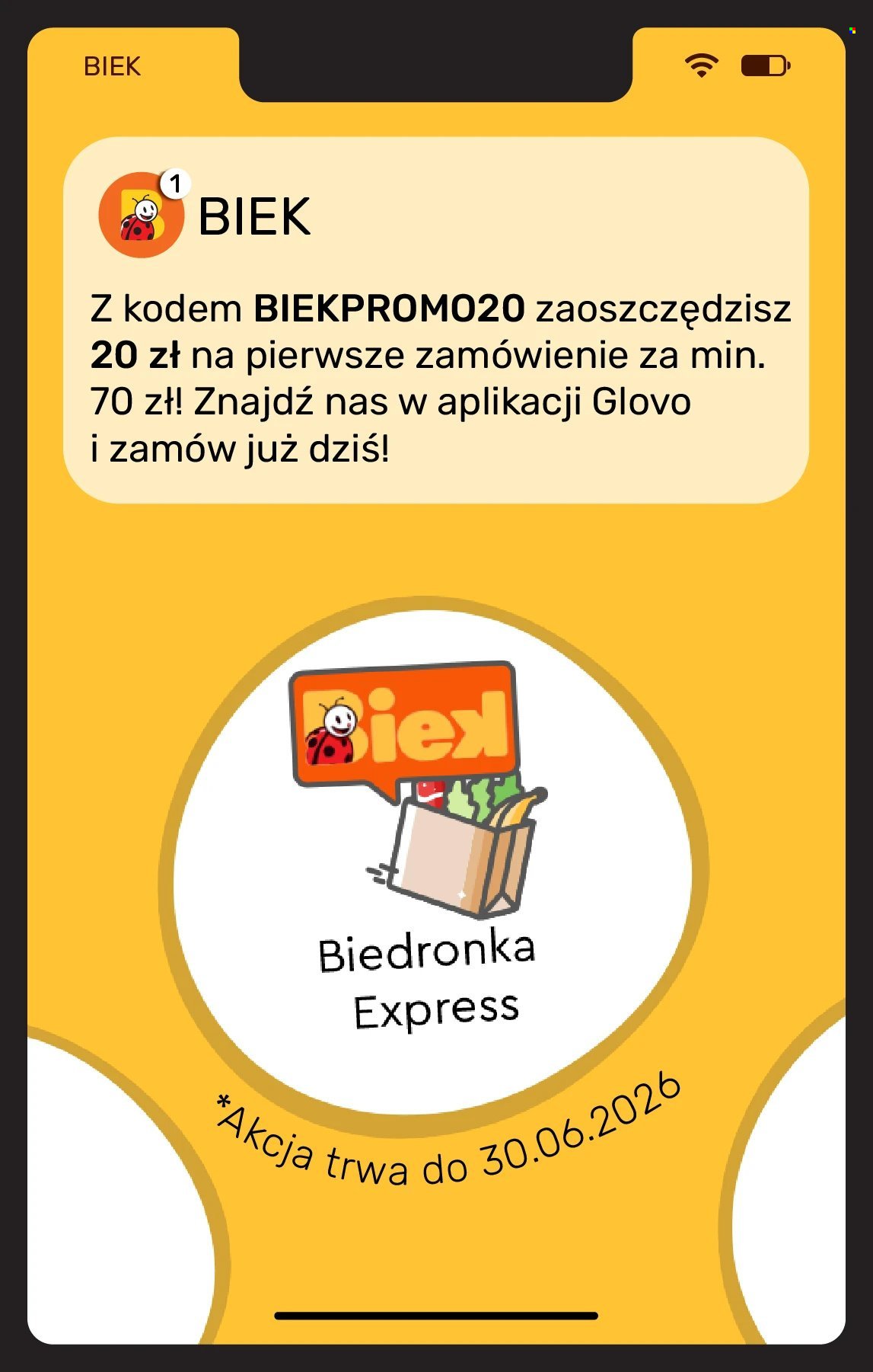 Gazetka BIEDRONKA - Kiek
