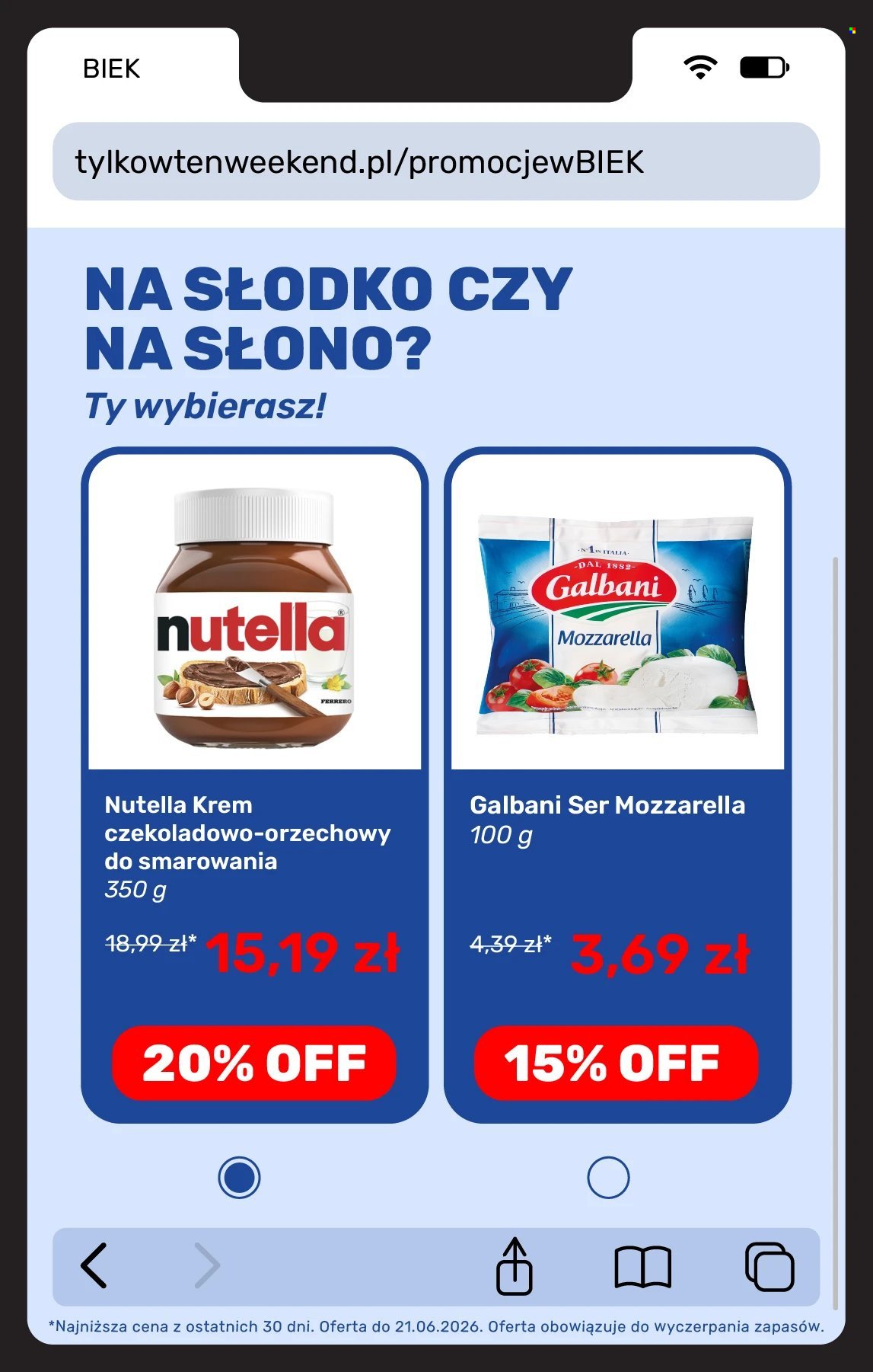 Gazetka BIEDRONKA - Kiek