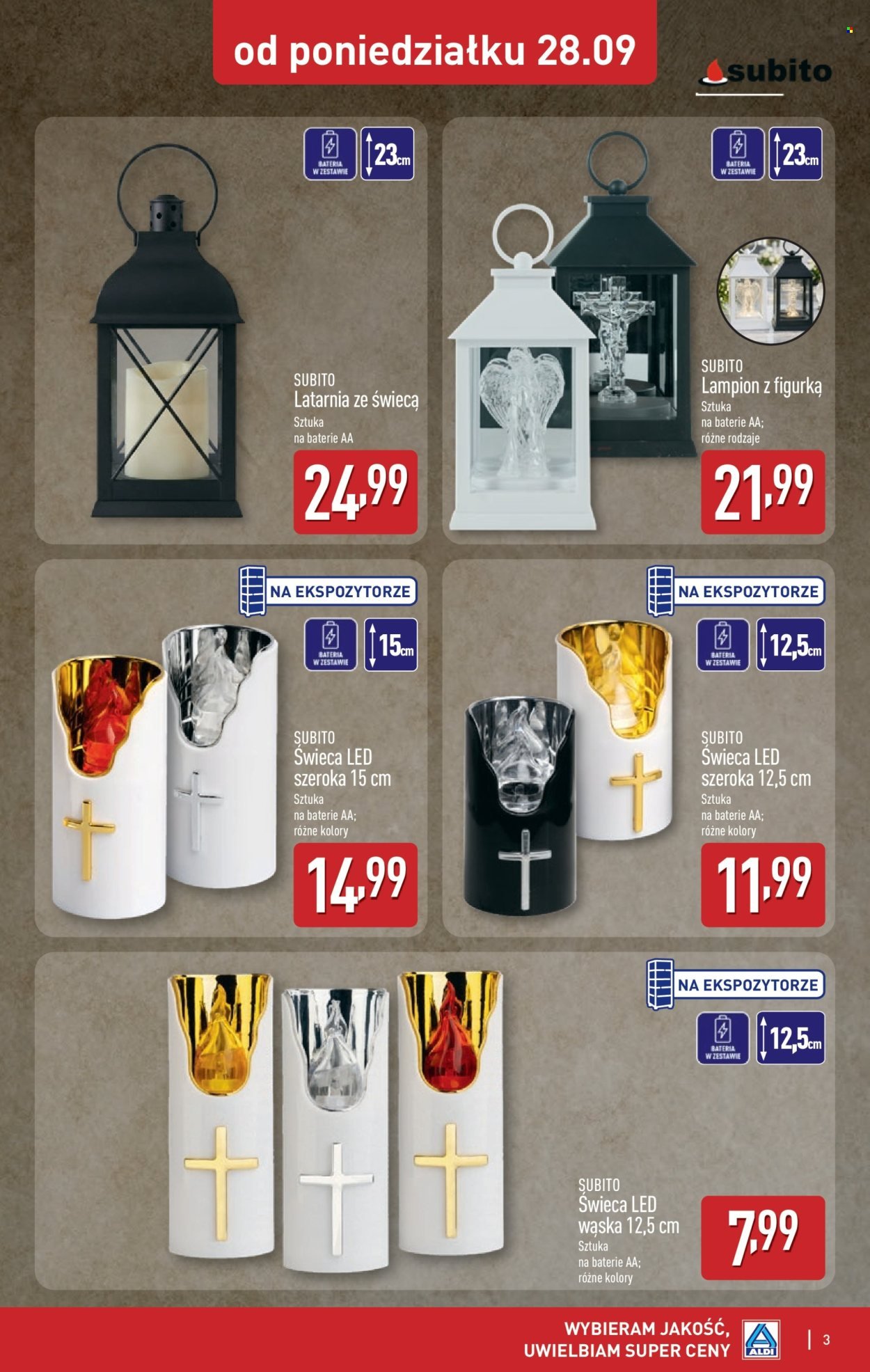 Gazetka ALDI - Znicze i stroiki