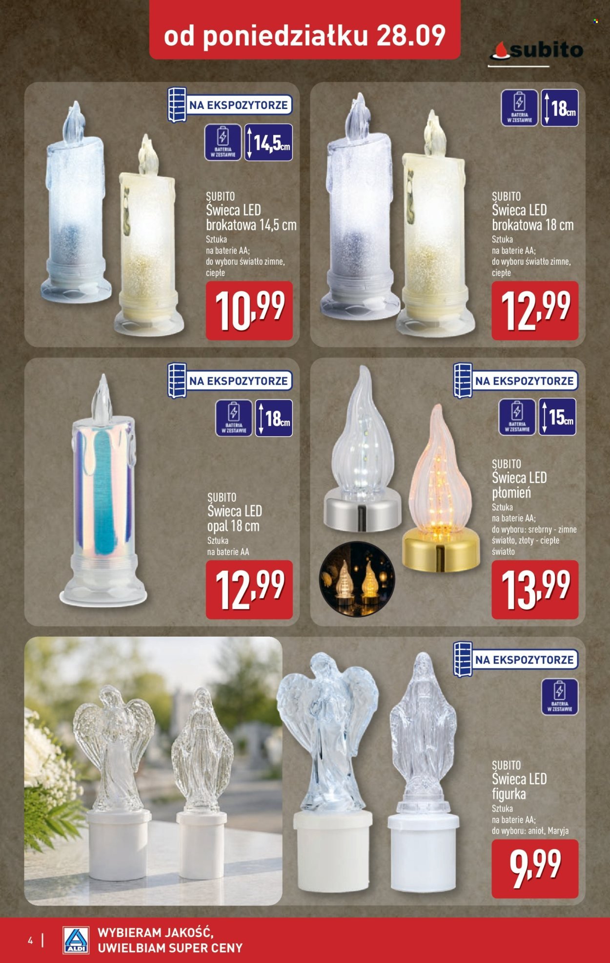 Gazetka ALDI - Znicze i stroiki