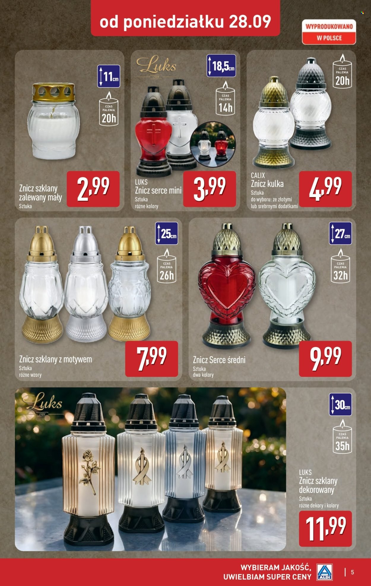 Gazetka ALDI - Znicze i stroiki