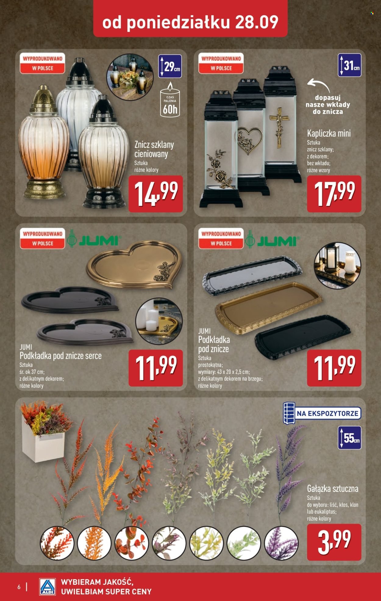 Gazetka ALDI - Znicze i stroiki