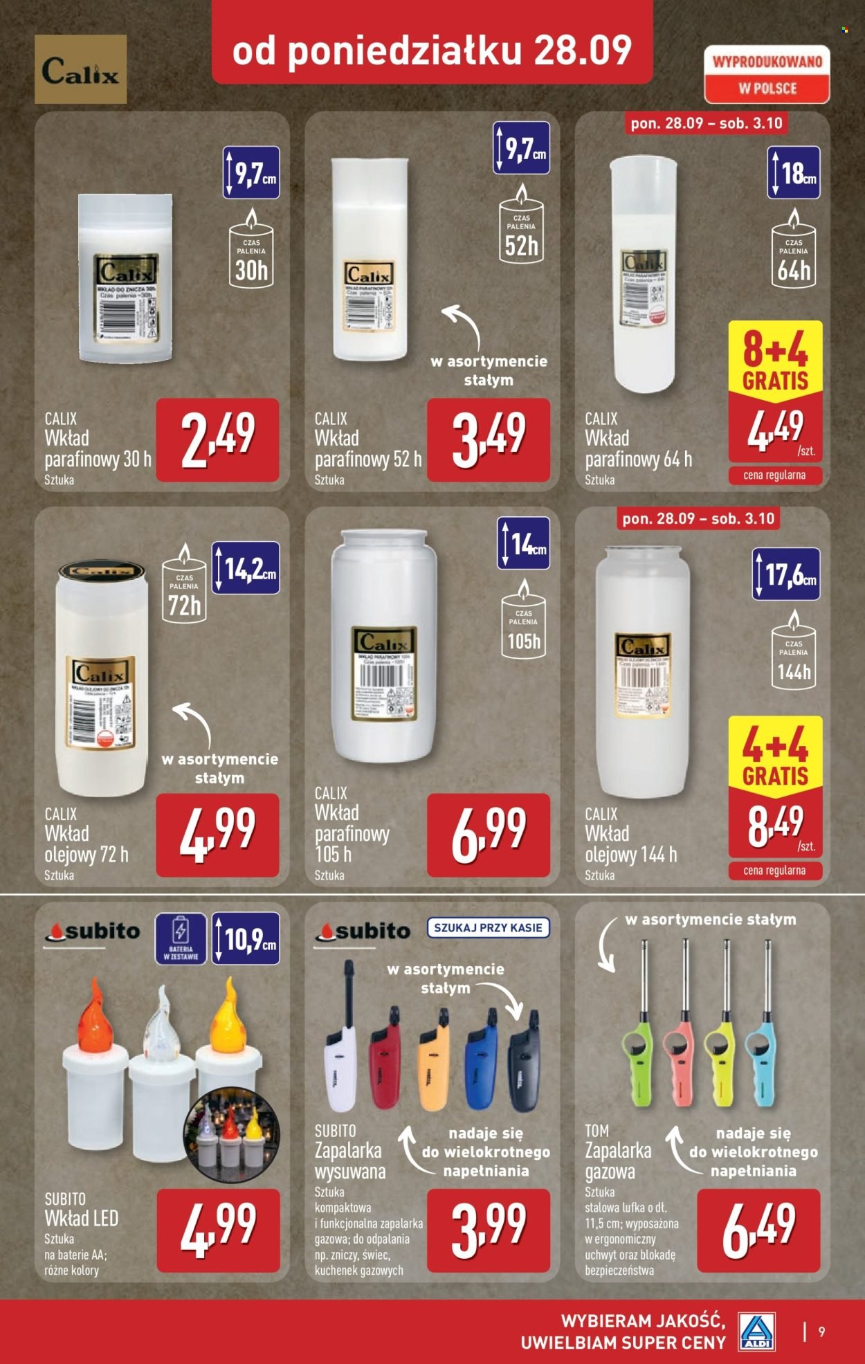 Gazetka ALDI - Znicze i stroiki