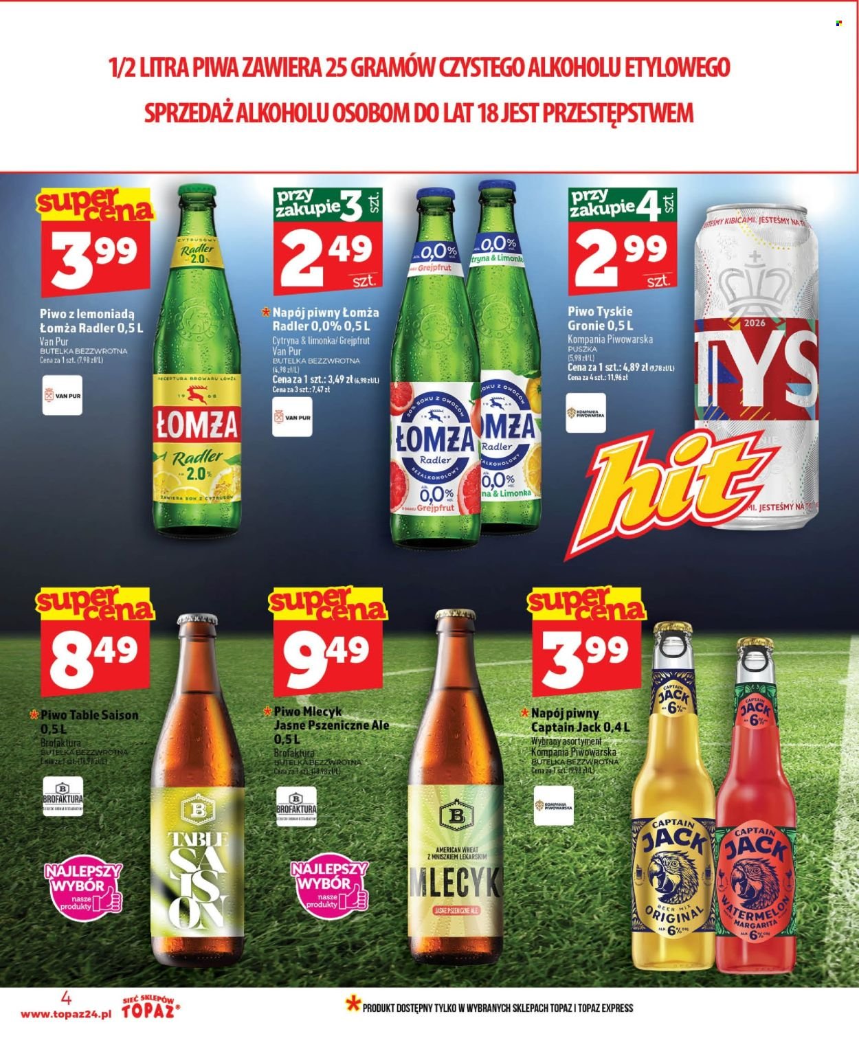 Gazetka TOPAZ - Od czwartku 25.06.2026