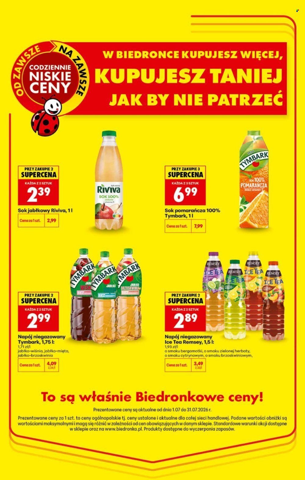 Gazetka BIEDRONKA - Kiedy kupujesz więcej jest taniej