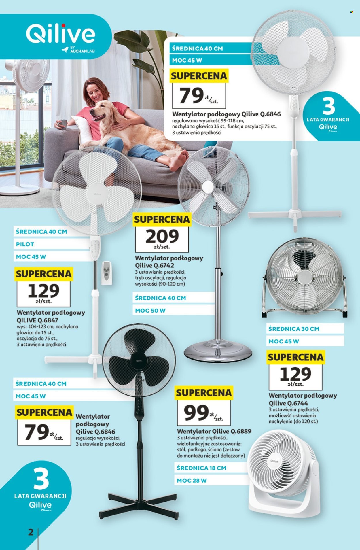 Gazetka AUCHAN - Wentylatory