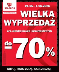 Gazetka SELGROS - Katalog Wielka Wyprzedaż (2026-05-21 - 2026-06-01)