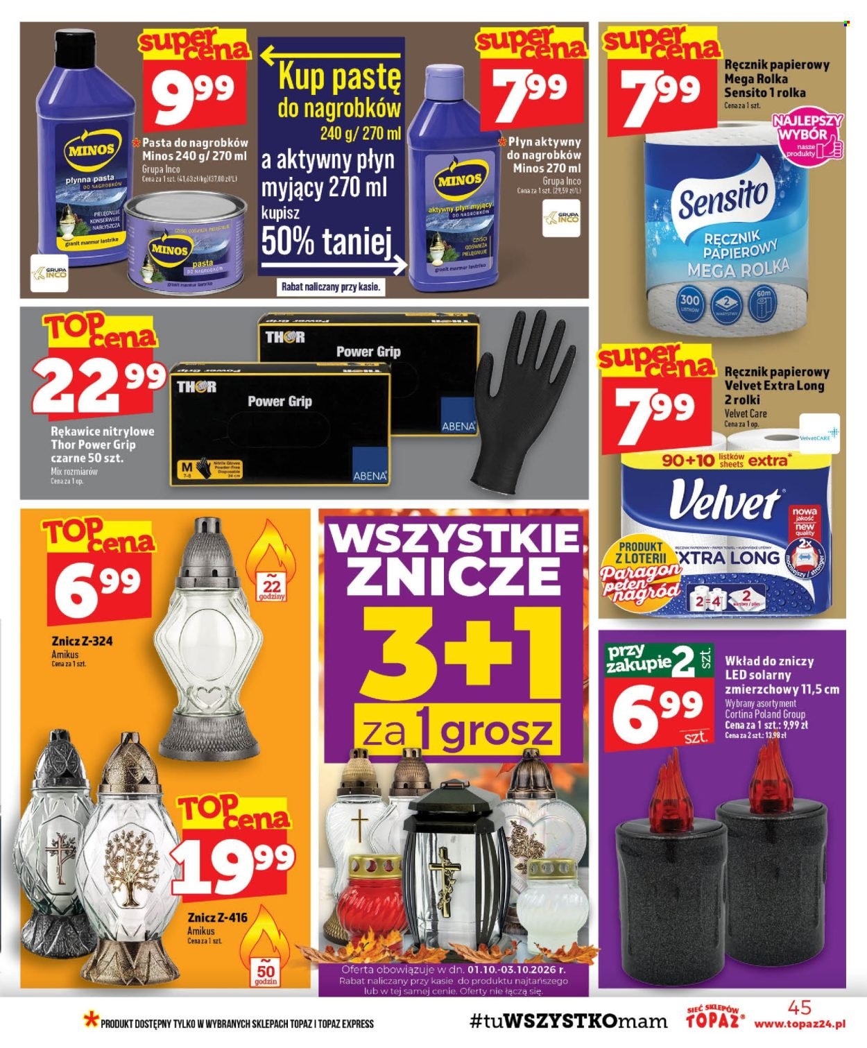 Gazetka TOPAZ - Od czwartku 1.10.2026