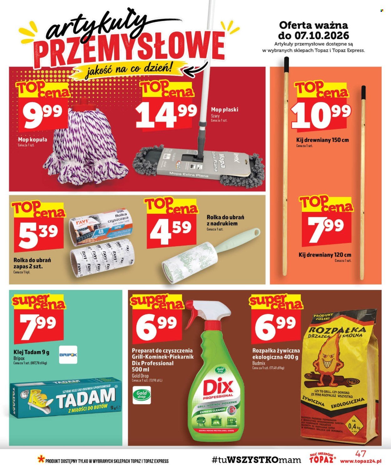 Gazetka TOPAZ - Od czwartku 1.10.2026