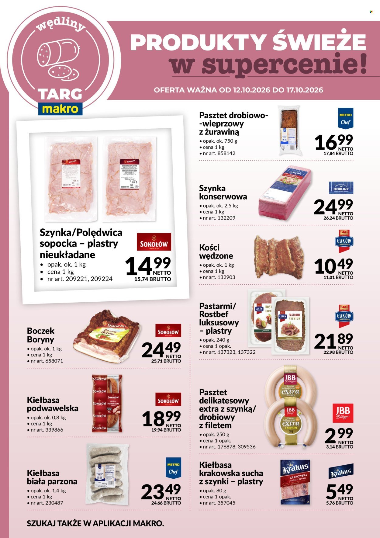 Gazetka MAKRO - Targ MAKRO - oferta świeża w super cenach!