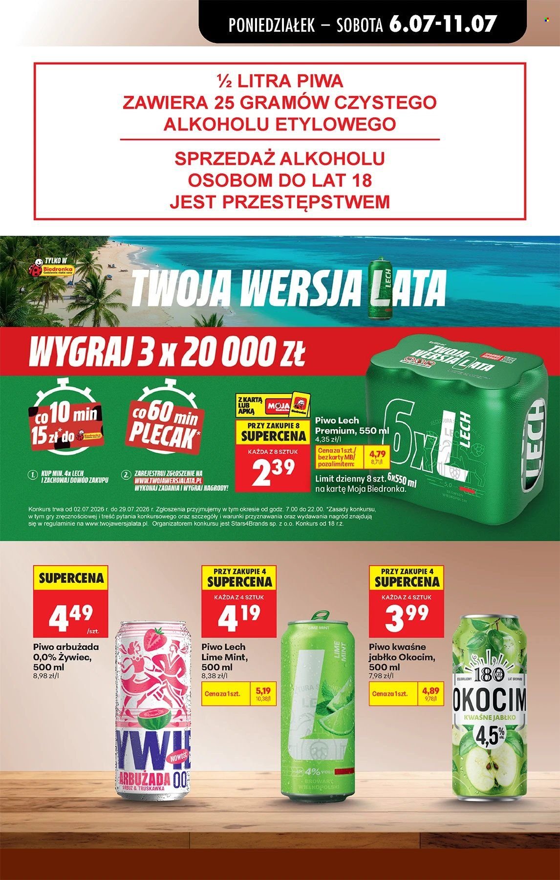 Gazetka BIEDRONKA - W tym tygodniu od poniedziałku
