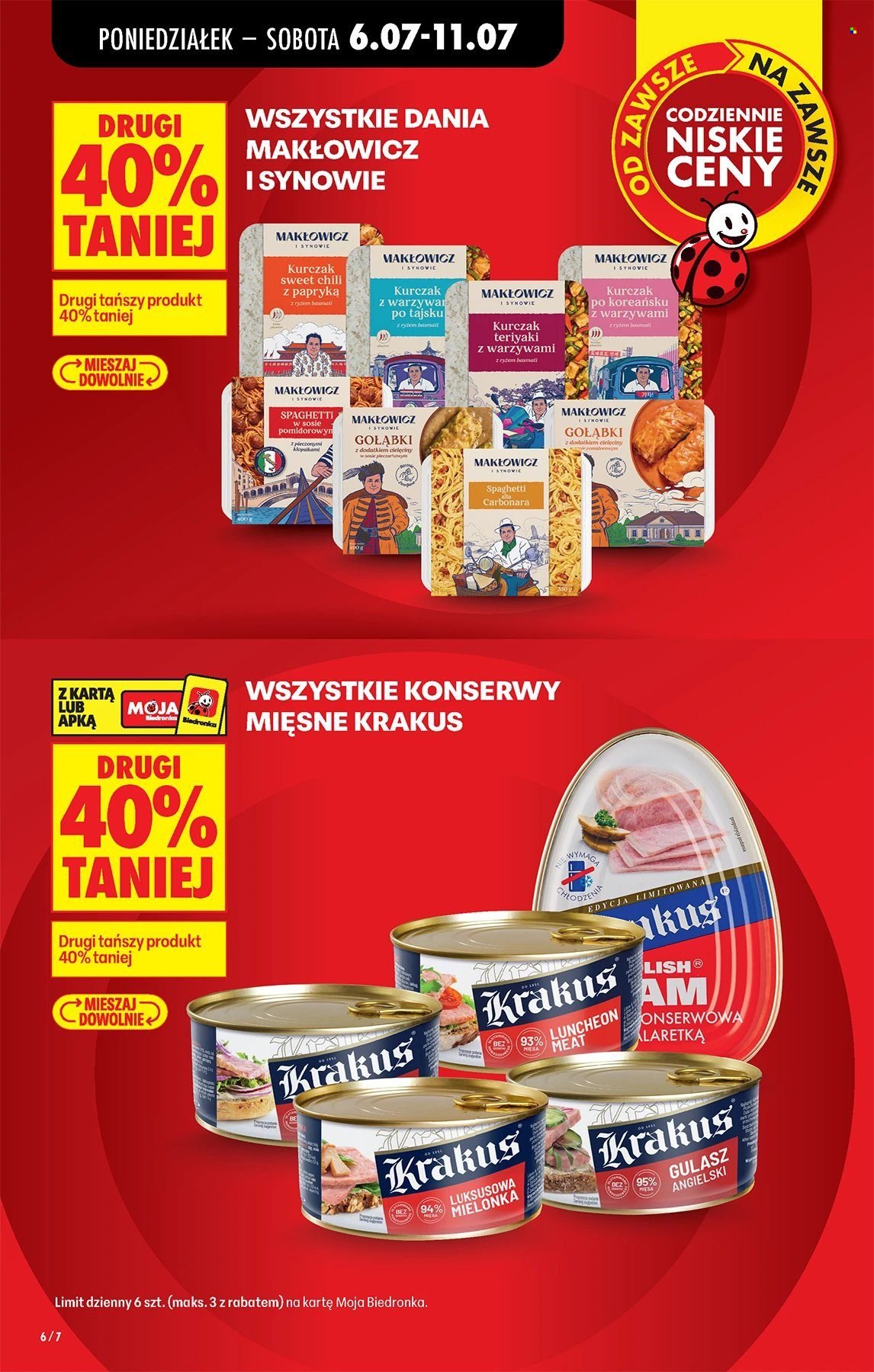 Gazetka BIEDRONKA - W tym tygodniu od poniedziałku