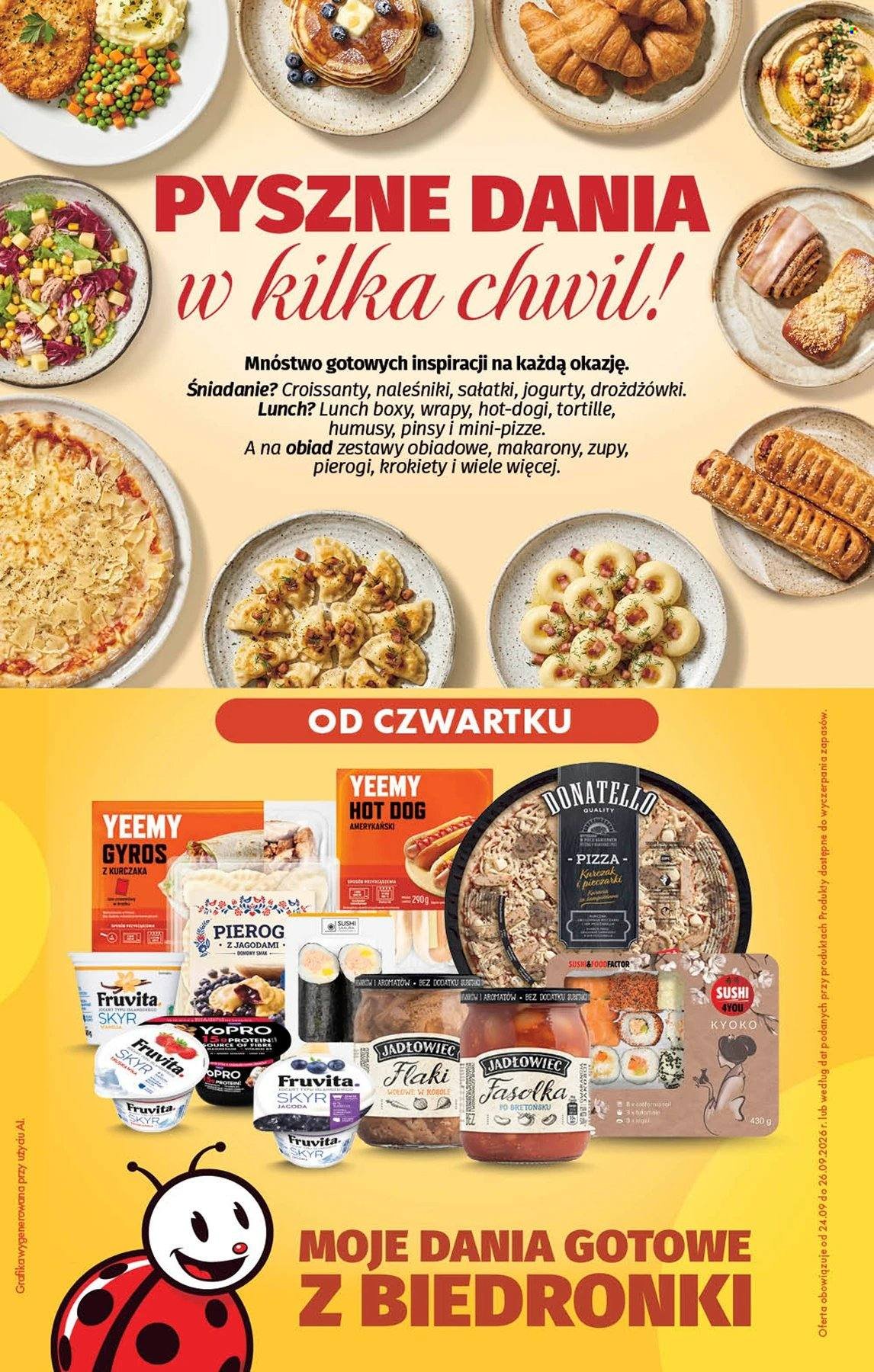 Gazetka BIEDRONKA - Pyszne dania