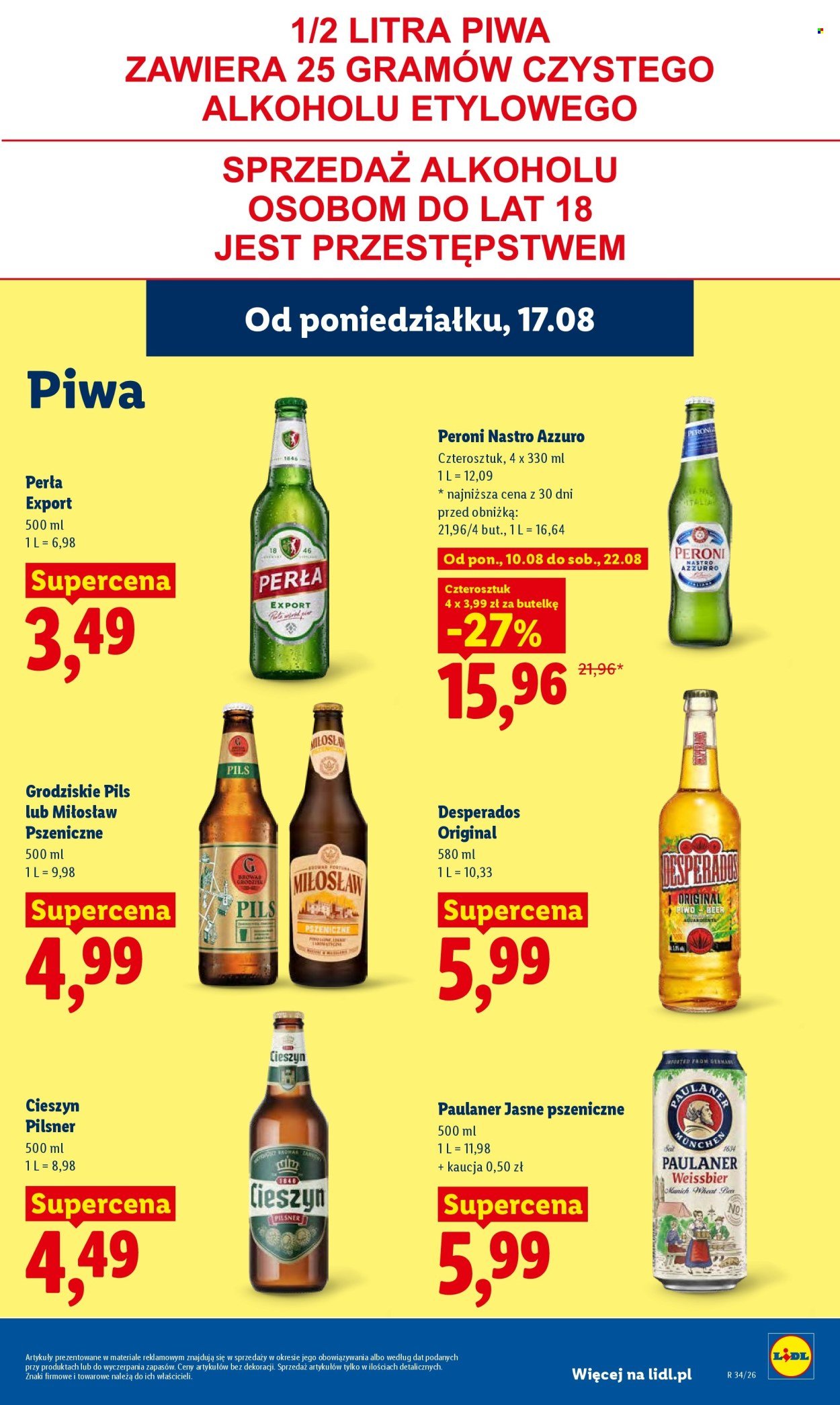 Gazetka LIDL - Od poniedziałku