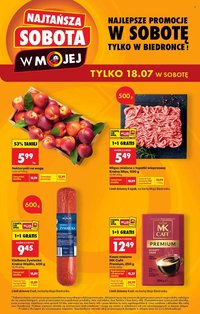 Gazetka BIEDRONKA - Najtańsza soboty
