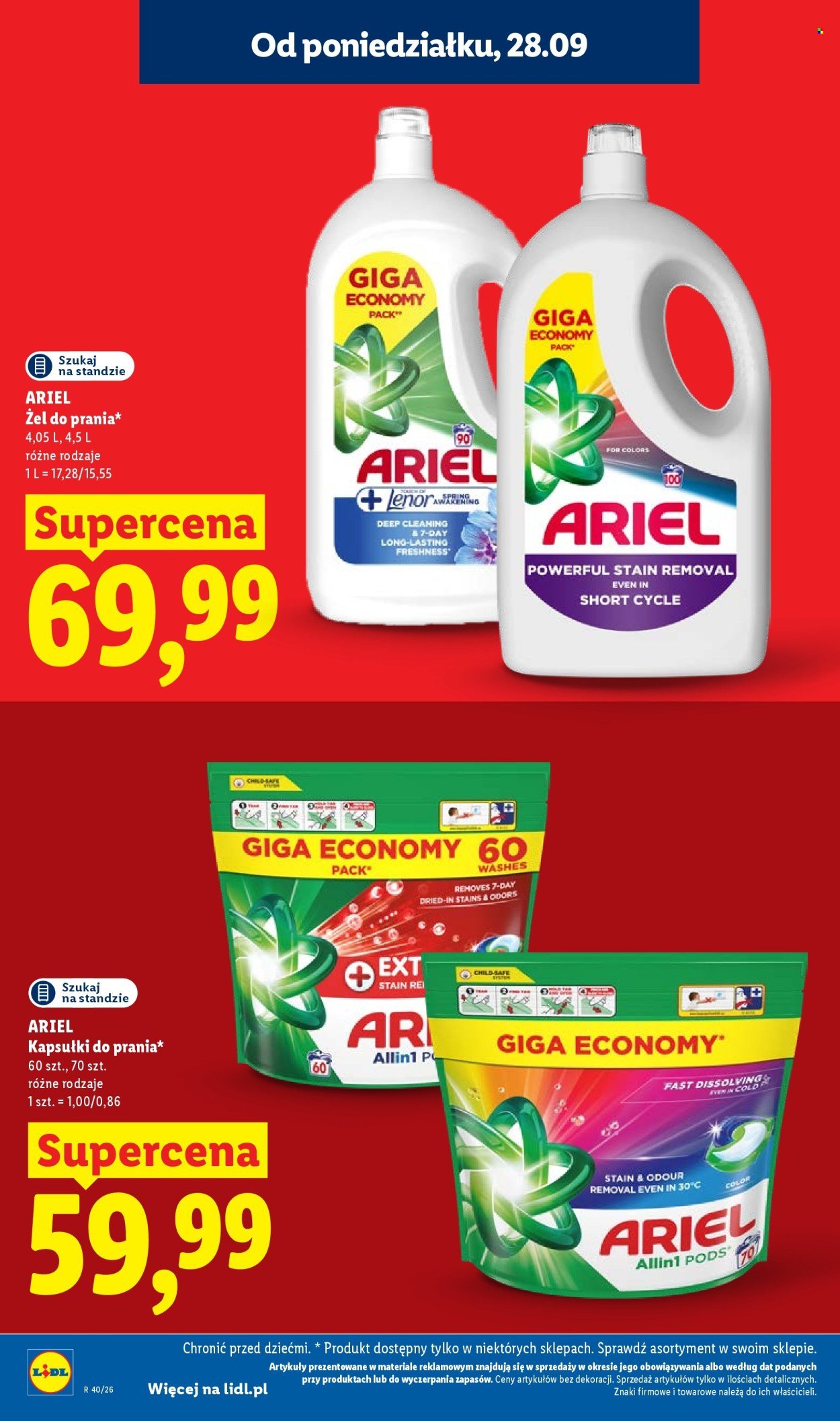 Gazetka LIDL - Od poniedziałku