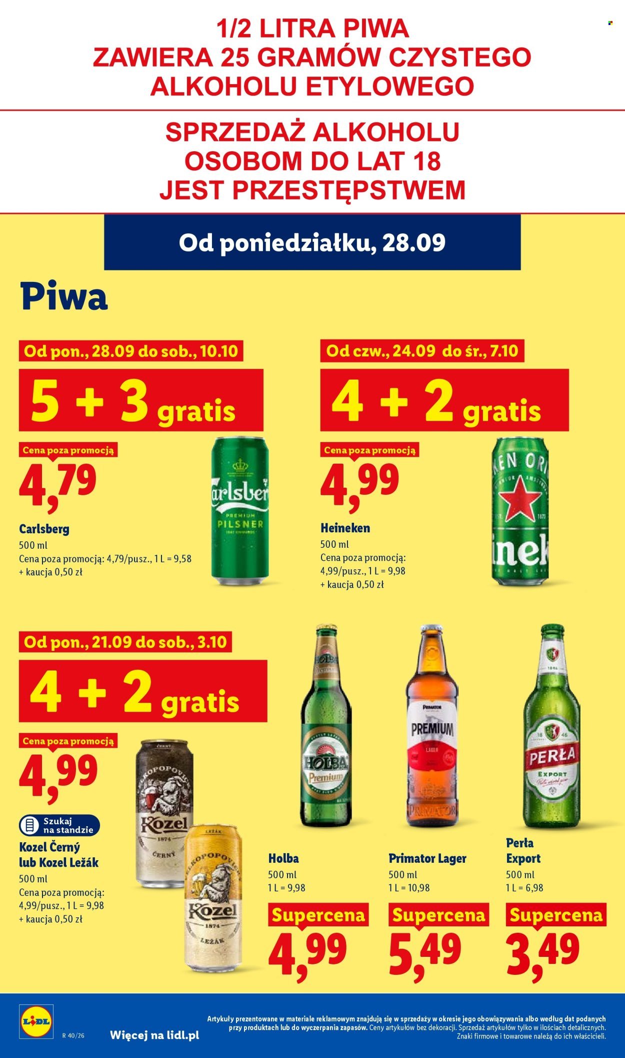 Gazetka LIDL - Od poniedziałku