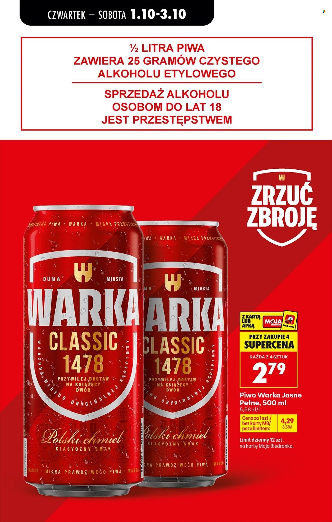 Gazetka BIEDRONKA - W tym tygodniu od czwartku