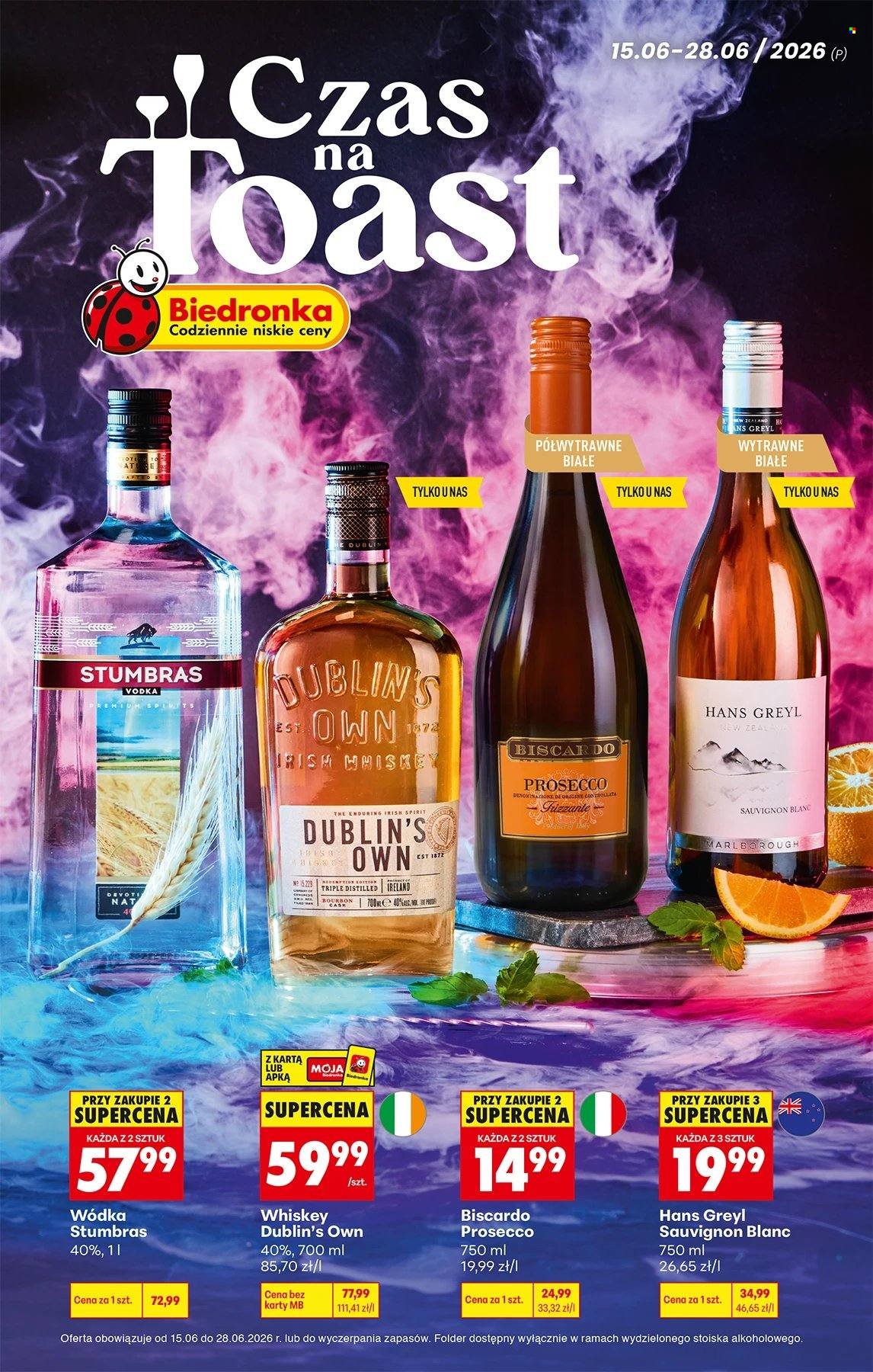 Gazetka BIEDRONKA - Czas na toast