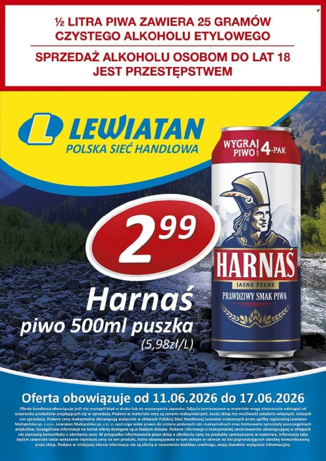 Gazetka LEWIATAN - Od czwartku 11.06.2026