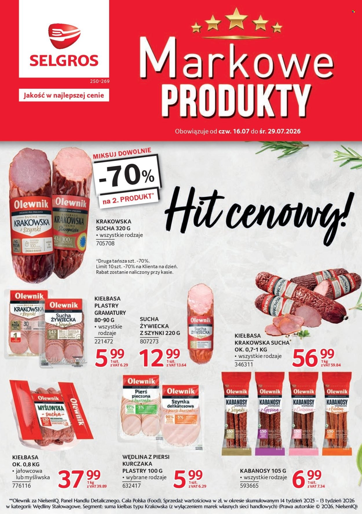 Gazetka SELGROS - Katalog Markowe Produkty