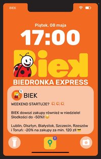 Gazetka BIEDRONKA - Kiek (2026-05-08 - 2026-05-10)