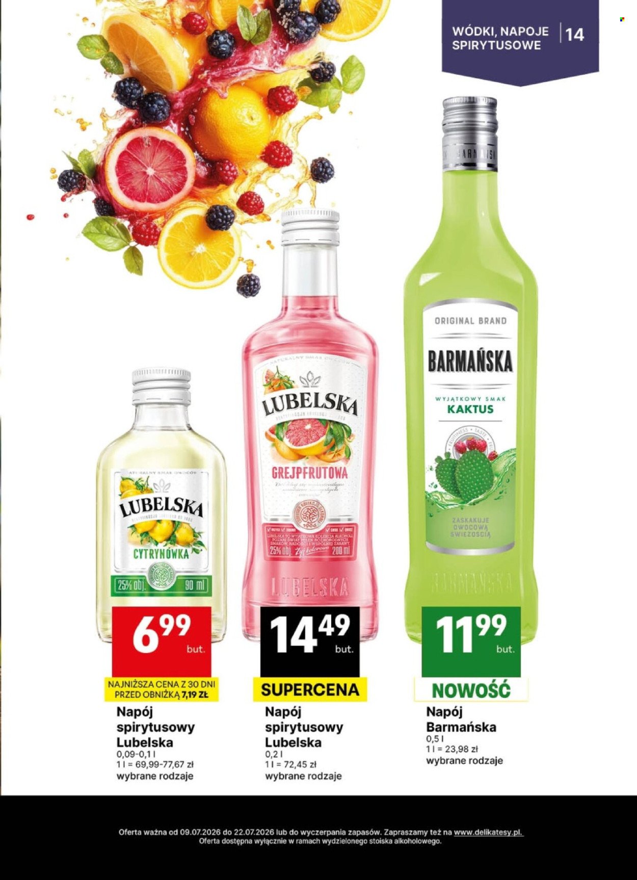 Gazetka DELIKATESY CENTRUM - Od czwartku 9.07.2026