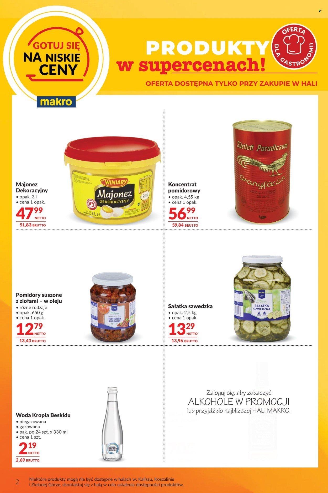 Gazetka MAKRO - Oferta dla gastronomii