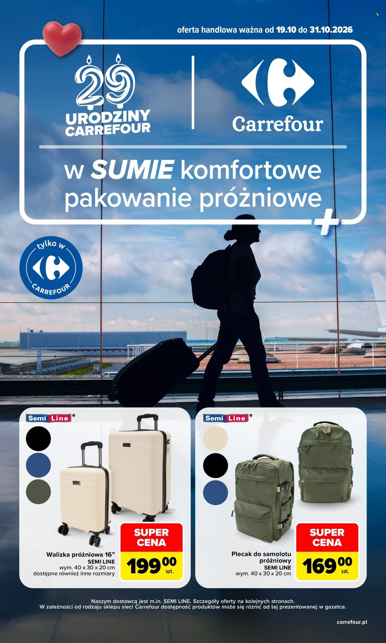 Gazetka CARREFOUR - Walizki i plecaki próżniowe