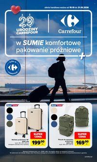 Gazetka CARREFOUR - Walizki i plecaki próżniowe