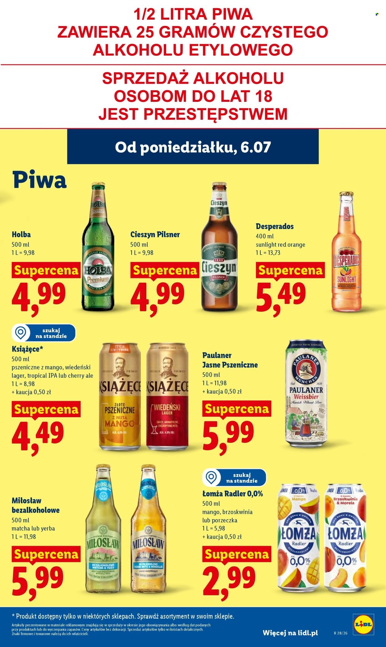 Gazetka LIDL - Od poniedziałku