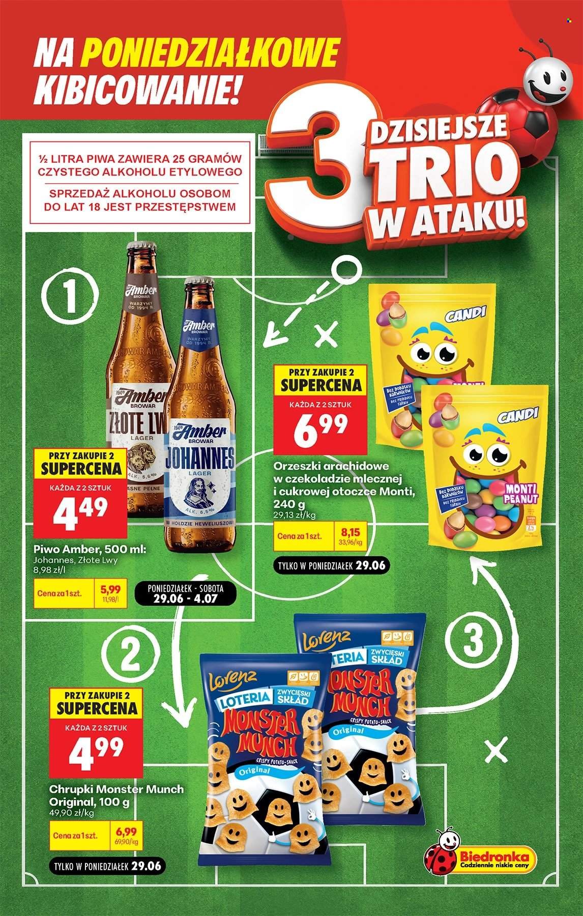 Gazetka BIEDRONKA - Na poniedziałkowe kibicowanie