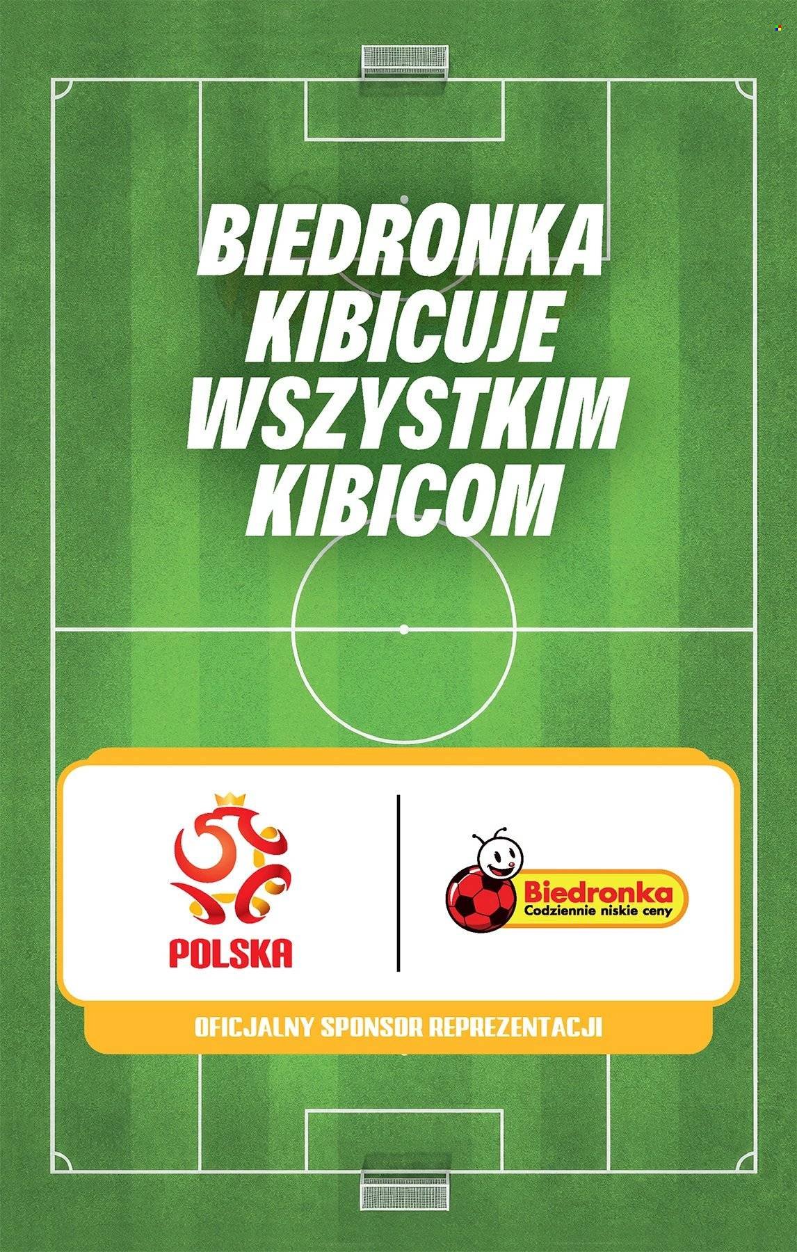 Gazetka BIEDRONKA - Na poniedziałkowe kibicowanie