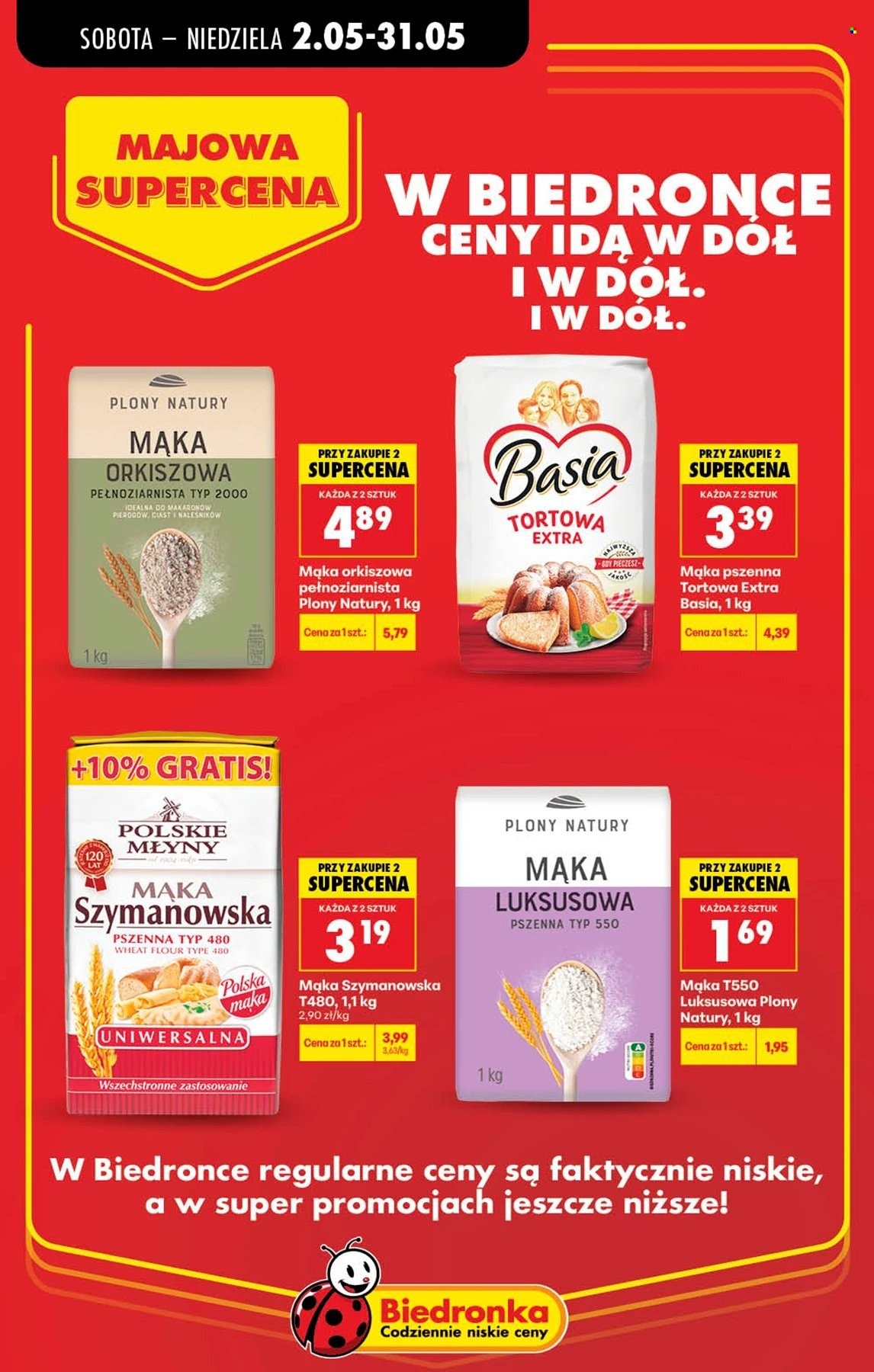 Gazetka BIEDRONKA - Majowa supercena