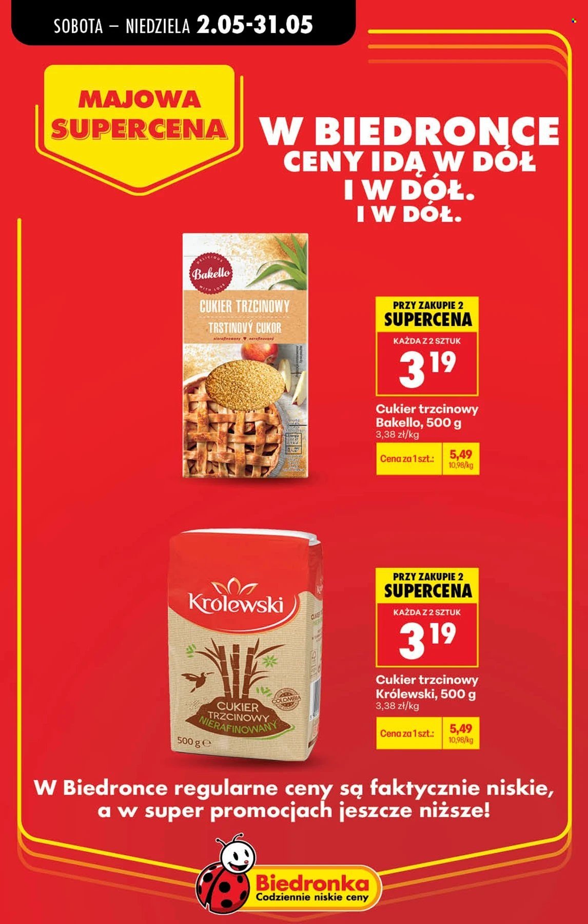 Gazetka BIEDRONKA - Majowa supercena