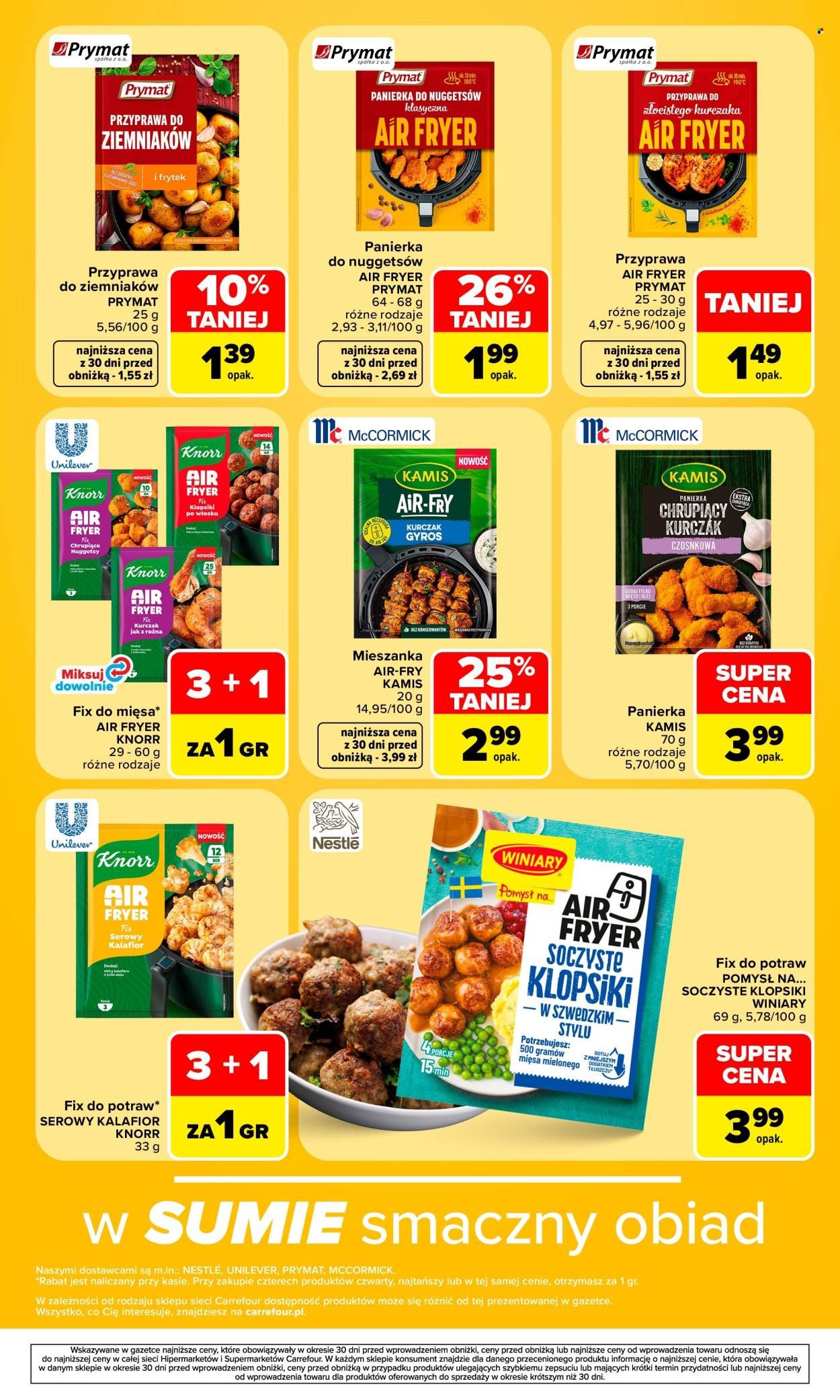 Gazetka CARREFOUR - Air frayer, smaczne wypieki