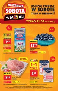 Gazetka BIEDRONKA - Najtańsza soboty (2026-02-21 - 2026-02-21)