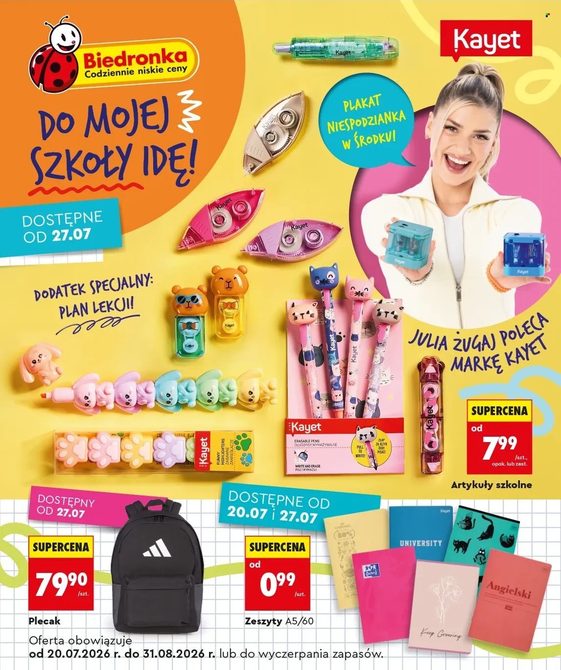 Gazetka BIEDRONKA - Do mojej skoły idę