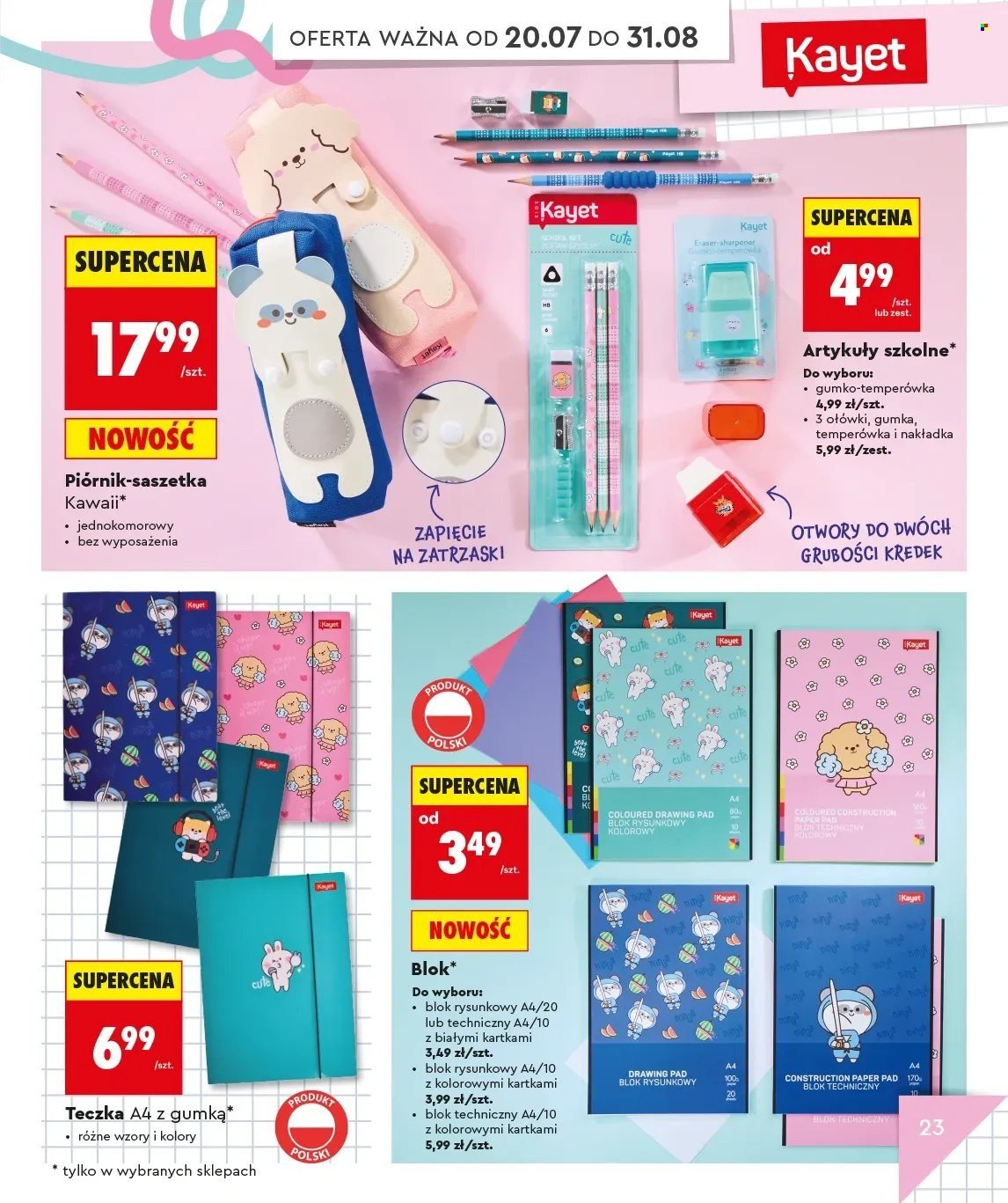Gazetka BIEDRONKA - Do mojej skoły idę