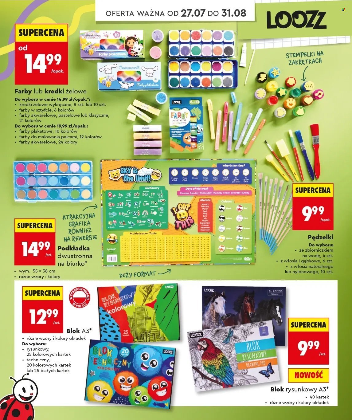 Gazetka BIEDRONKA - Do mojej skoły idę