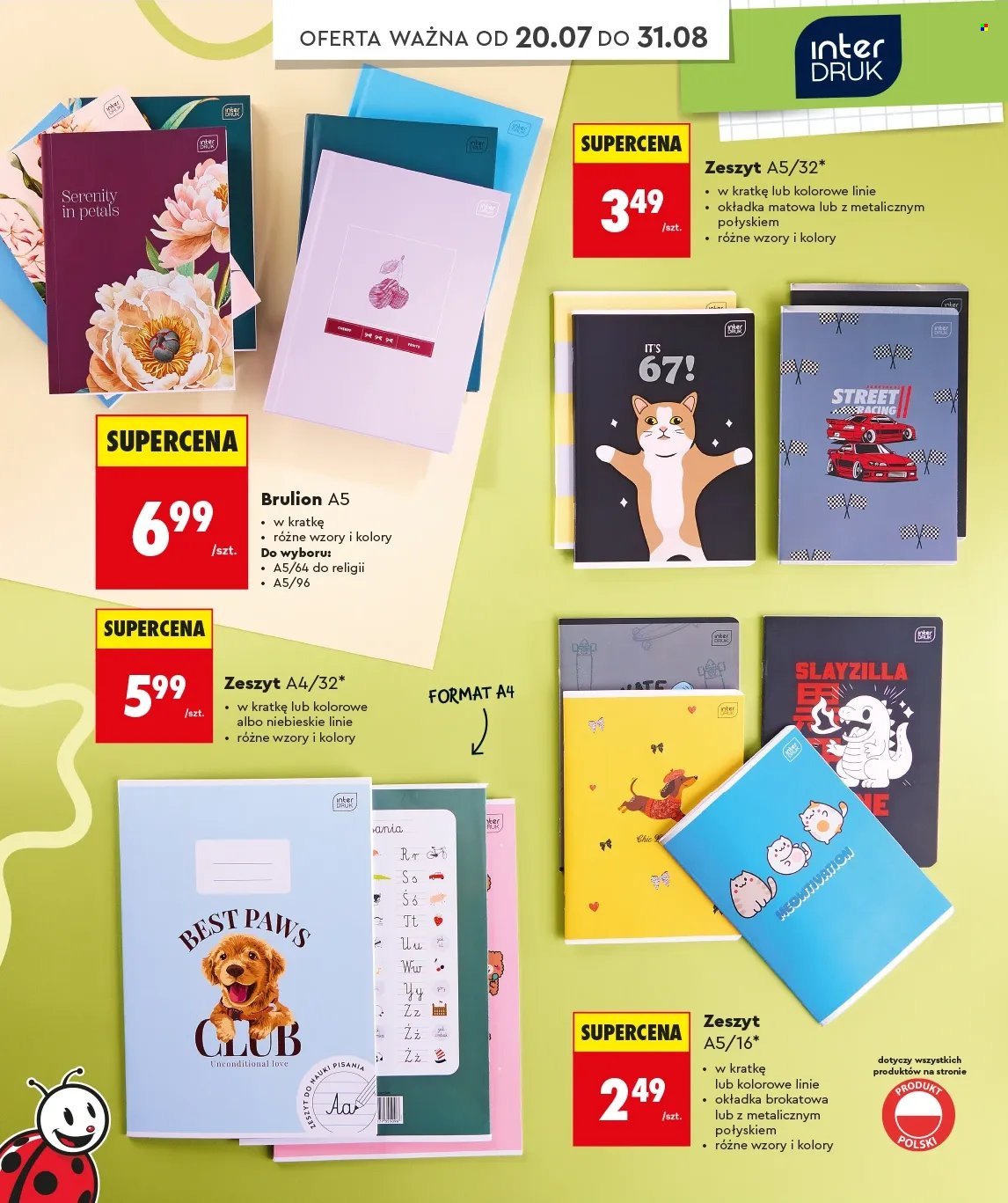 Gazetka BIEDRONKA - Do mojej skoły idę
