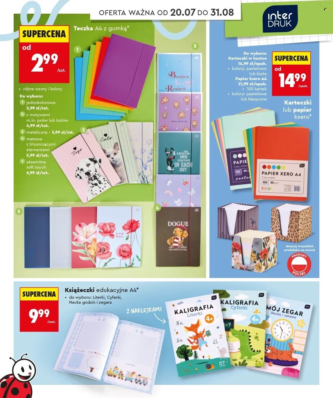 Gazetka BIEDRONKA - Do mojej skoły idę