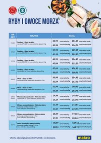 Gazetka MAKRO - Ulotka ryby i owoce morza - oferta w dostawie